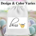 thumbnail image 7 of Foam Glittery Easter Egg Ornaments with Bows Hanging Easter Tree Ornaments for Tree Wreath Spring Home Indoor Outdoor Decor Easter Egg Hunt Basket Filler and Party Favor 12Pcs & CUSTOM Storage Carrier, 7 of 7
