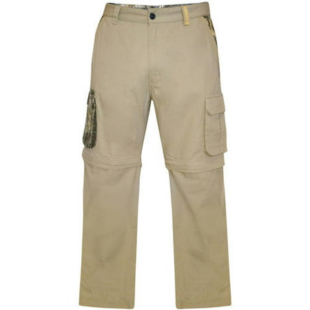 Realtree Big Men's Ripstop Cargo Pant with Zip Off Legs - Walmart.com