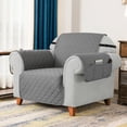 thumbnail image 1 of CHUN YI 1 Piece Sofa Couch Cover 6 Pockets with Elastic Straps Slipcover, 1 of 6