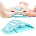 thumbnail image 1 of ziyahi Back Stretcher Spine Stretcher for Back Stretcher Relaxation Back Massage Device Blue, 1 of 6
