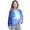 82Sky Blue283, variant on Little Girls Outer Space Star Graphic Hoodie Multicolor Gradient Galaxy All Over Print Long Sleeve Pullover Hooded Fall 2026 Tops for School Outdoor Sweatshirt , Blue