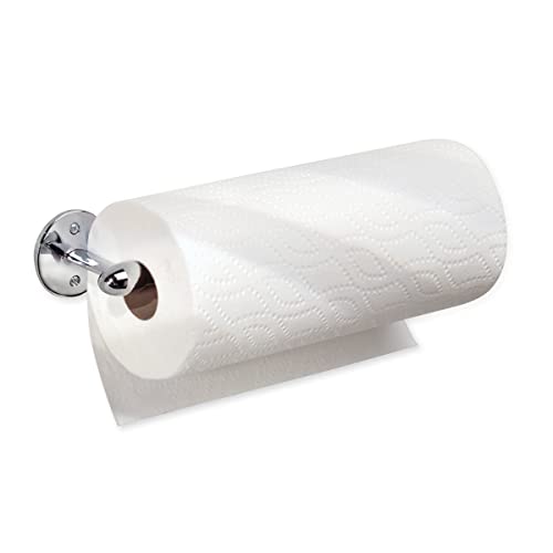 iDesign Orbinni Wall Mounted Metal Paper Towel Holder, Roll Organizer