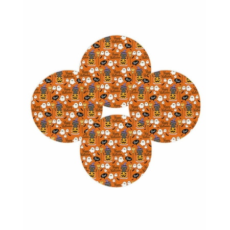 Halloween Round Placemats Set of 4 Boo Ghost Place Mats Washable Woven Placemat Black Cat Pumpkin Broom Bats Orange Circle Braided Table Mat for Kitchen Dining Table Holiday Party Home Decor 15 Inch Halloween Round Placemats Set of 4 Boo Ghost Place Mats Washable Woven Placemat Black Cat Pumpkin Broom Bats Orange Circle Braided Table Mat for Kitchen Dining Table Holiday Party Home Decor 15 Inch