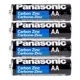 thumbnail image 3 of Baterías Aa Panasonic Paquete 4 Piezas Pilas Original Carbón sin marca Universal, 3 of 5