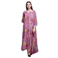thumbnail image 1 of Bimba Sortie de Plage Kaftan Bikini Robe Maxi pour Femmes Long Caftan Rose Pâle, 1 of 5
