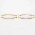thumbnail image 4 of 3CT Round Cut Lab Created Diamond Inside-Out Hoop Earrings In 14K Yellow Gold Plated, 4 of 5