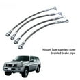 thumbnail image 1 of Braided Brake Line Hose Set Accessory Professional Modified Part Stainless Steel Car Braking Hoses Controlling Lines Accessories Type 1, 1 of 7