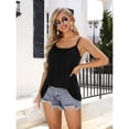 thumbnail image 7 of ANFERRY Camisoles for Women Loose Fit Adjustable Straps Tank Tops with Built in Bra Scoop Neck High Elastic Cami Shirts, 7 of 7