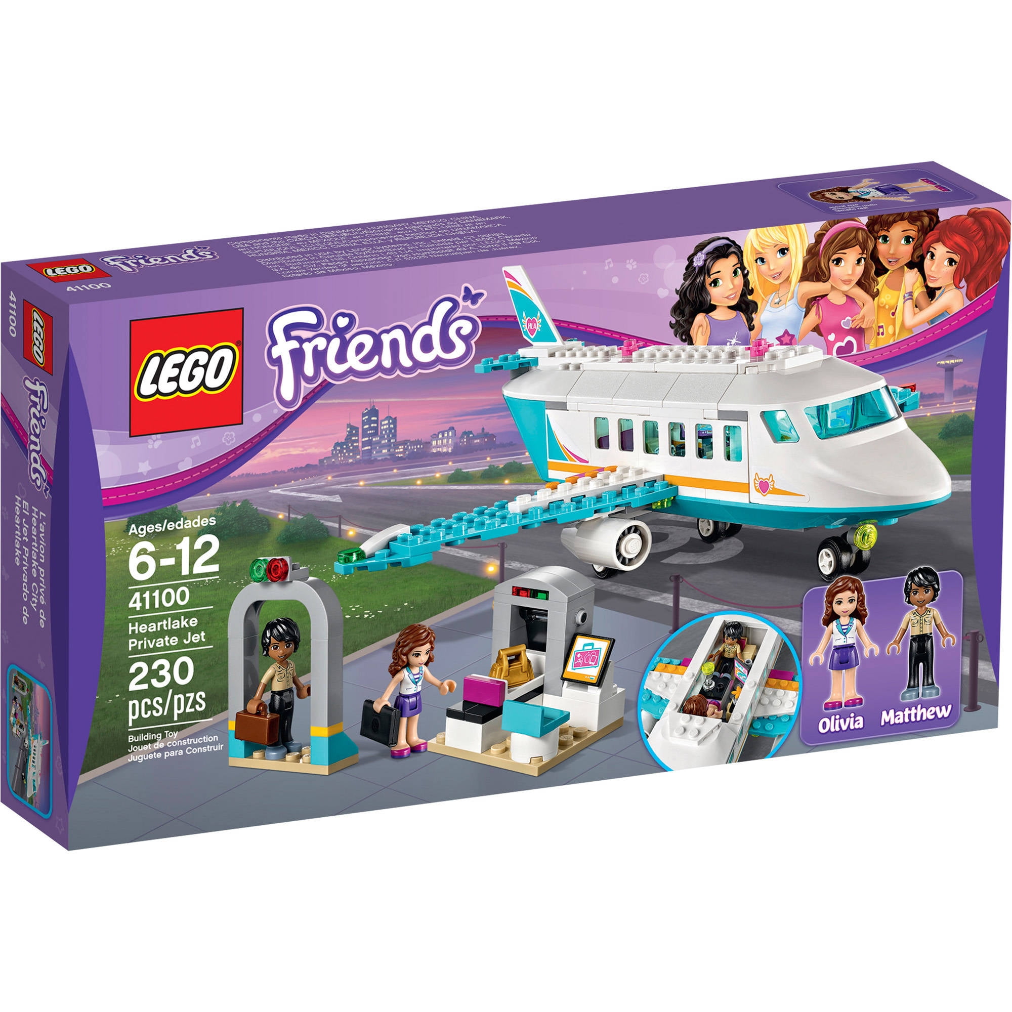 lego friends heartlake plane