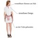 thumbnail image 2 of Delantal para mujer, delantal con bolsillos, delantal negro, delantal Feliz Sencillez, 2 of 3