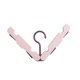 thumbnail image 1 of Clothes Hanger Rack Anti Slip Multifunctional Foldable Travel Hanger with Clips for Home Dorm Pink, 1 of 5