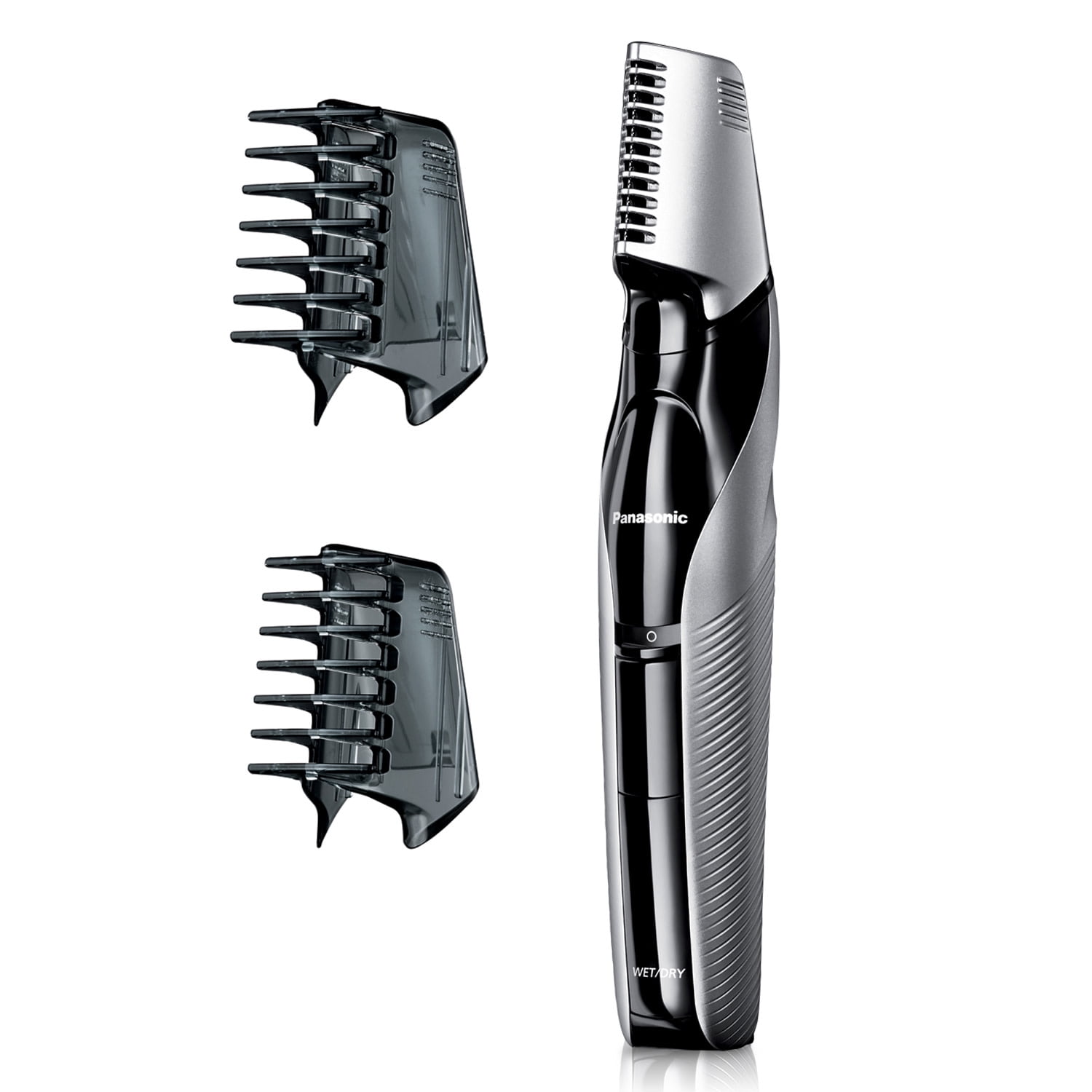 Panasonic Body Hair Trimmer, Waterproof Design, V-Shaped Trimmer Head with  3 Comb Attachments for Gentle, Full Body Grooming, ER-GK60-S 