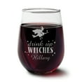 thumbnail image 2 of Personalized Drink Up Witches Stemless Wine Glass, 2 of 2