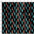 thumbnail image 4 of Soimoi Black Poly Georgette Fabric Candies Food Print Fabric by the Yard 42 Inch Wide, 4 of 6