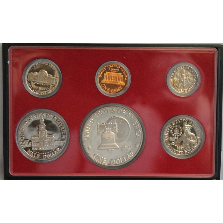 U.S. Mint, 1976 U.S. Proof Set, Bicentennial Coins with Proof
