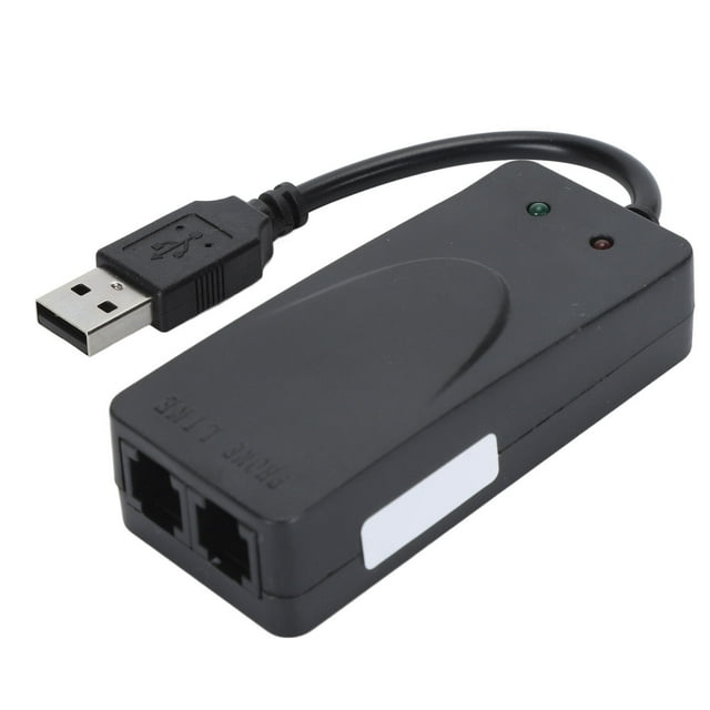 Módem de datos USB, Módem USB Fax Dual RJ11 Puertos Confiables 56K para PC Para Linux