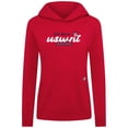 thumbnail image 2 of Women's-Levelwear  Red USWNT Relay Pullover Hoodie, 2 of 3