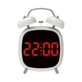 thumbnail image 4 of Luzkey Réveil Électronique à LED Horloge Numérique de Table pour Bureau Dortoir Rouge, 4 of 8