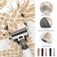thumbnail image 6 of Round Area Rug 5ft Beige Pineapple Floor Carpets Indoor Floor Area Mat Stain-Proof Mat Circle Rugs for Living Room Dining Room Kitchen Bedroom, Summer Tropical Fruit Leaves Sofa Throw Carpet, 6 of 9