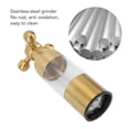 thumbnail image 7 of Xirurus 304 Stainless Steel Pepper Mill – Adjustable Coarseness, Refillable Ceramic Rotor, Manual Gold Finish Grinder, 7 of 7