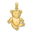 thumbnail image 1 of FB Jewels 14K Yellow Gold 3D Teddy Bear High Polish Pendant, 1 of 4