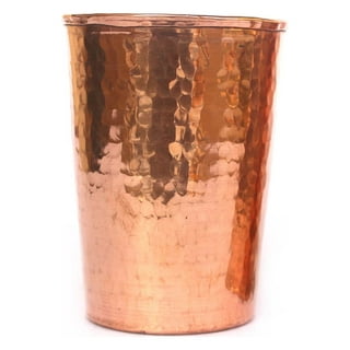 Pure Copper Tumblers Set of 2, UNLINED, UNCOATED and LACQUER Free | 350 Ml.  (11.8 US Fl Oz) Travelle…See more Pure Copper Tumblers Set of 2, UNLINED