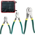 thumbnail image 1 of shiyou-3PCS Heavy Duty Stainless Steel 6Inch 8Inch 10Inch Cable Cutters Kit, Cable Wire Cutters High Leverage Cutter, Wire Rope Cutter for Cutting Aluminum, Copper, Wire, Communications Cable, 1 of 4