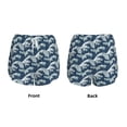thumbnail image 5 of Haiem A Japanese Great Wave Women's 2 in 1 Running Shorts - Lightweight Athletic Workout Gym Yoga Breathable Sports Shorts Liner with Phone Pockets-XX-Large, 5 of 9