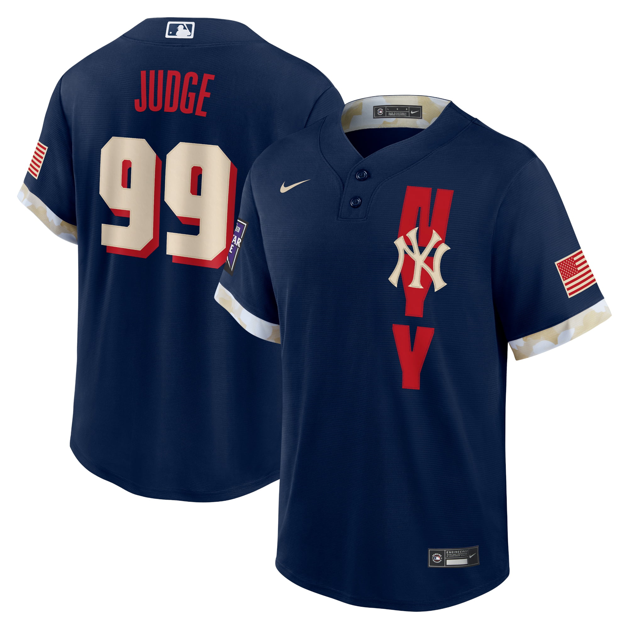 Aaron Judge New York Yankees Nike 2021 MLB All-Star Game Replica Player ...
