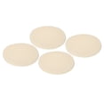 thumbnail image 1 of Uxcell 4 Pcs Fundas Redondas de Taburete de Poliéster para Asientos de 11"- 14" para Sillas, Fundas de Taburete Amarillo Mostaza, 1 of 6
