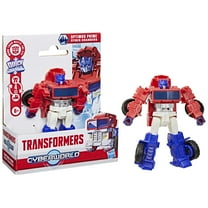 Transformers Toys CYBERWORLD Cyber Changers Optimus Prime Action Figure, 6