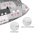 thumbnail image 3 of Easygdp Cats Group for Soft Pillow Case Pillow Protectors,Perfect for Sleeping (Pillow Core Not Included)-20"x30", 3 of 6