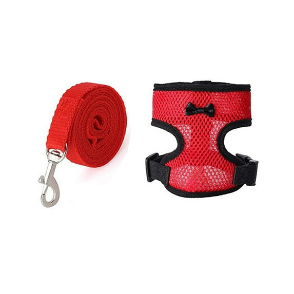 Visland 1 Set Adjustable Chicken Harness and Leash for Hen Roosters Comfortable Hen Pet Vest with Matching Belt Breathable Chicken Training Harness for Chicken, Duck or Goose