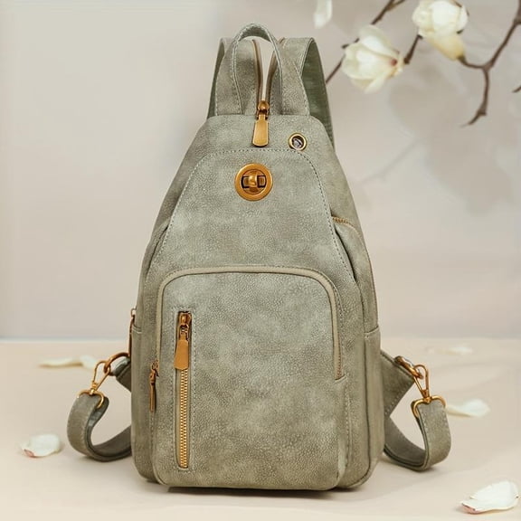 SPEKSEE Women's Vintage-Inspired Large Capacity Backpack with Adjustable Strap, Multiple Pockets, Ideal for Travel and Everyday Use, Backpack|Durable Sports Pack fashionable crossbody