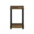 thumbnail image 3 of Furinno Turn-N-Tube Haydn End Table, Amber Pine/Black, 3 of 6