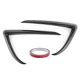 thumbnail image 3 of Front Foglight Eyebrow, High Performance High-end Fog Lamp Eyebrow, Rugged Increase Aerodynamics Fit For  Model 3 Black,Gloss Black,Carbon Fiber Style, 3 of 8