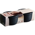 thumbnail image 2 of Emile Henry Made in France 8.5oz Ramekin (Set of 2), 4" by 2"5', Midnight, 2 of 5
