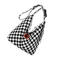thumbnail image 1 of Bolso de Lona de Cuadros Ticfox Bolsa de Tablero de Ajedrez, 1 of 12