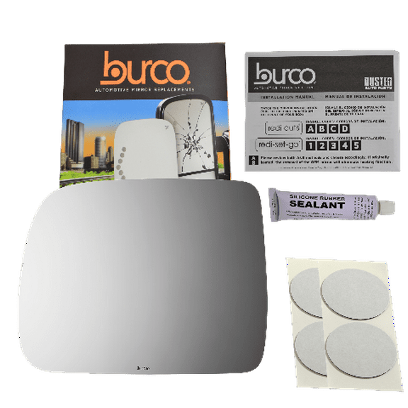 Fits 04-11 Endeavor Left Driver Mirror Glass Lens w/Adhesive USA Non Heat