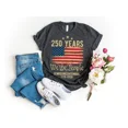 thumbnail image 4 of 250th Anniversary USA Shirt, America 250 Years Celebration T-Shirt, Patriotic Unisex Tee, 4 of 4