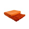 thumbnail image 1 of Indigo7 80% Viscose from Bamboo & 20% Cotton Throw Tangerine 50" x 65" Unique Bargains Manta, 1 of 2