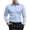 White, variant on WIZUTIZ Men's Business Shirt Long Sleeve Formal Wear Professional Look Suitable for Office Wear Shirt
