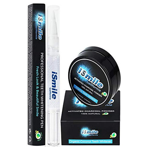 iSmile Teeth Whitening Kit Charcoal & Pen 35 Carbamide Peroxide Pen