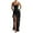 Black, variant on Sexy Backless Summer Dress Women 2025 Satin Party Long dress Elegant Evening Birthday Maxi Dress Black M