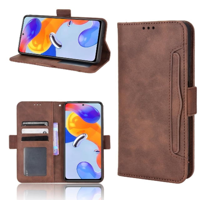 Funda Cartera Magnética para Xiaomi Redmi Note 11 PRO- Tarjetero Desmontable, Cuero PU, Soporte