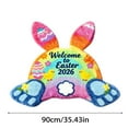 thumbnail image 3 of TIELUTT Easter Bunny with A Shaped Welcome Mat Absorbent Non and Durable Easter Bunny Shaped Rug Made Of Stone Throw Blanket Soft Kids Rug Throws and Blankets Soft Area Rug Fussy Blanket, 3 of 8