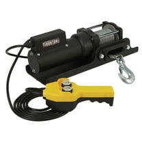 Ironton AC-Powered Electric Winch, 1500-Lb. Capacity, Steel Wire Rope