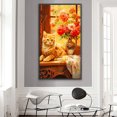 thumbnail image 3 of 5D DIY Con Taladro Gato Mandarina en Una Pintura 40x70cm, 3 of 9
