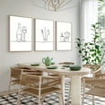 thumbnail image 2 of 3pcs/ Set Line Drawing Kitchen Poster Decoration, Kitchen Wall Art, Restaurant Printed Matter, Housewarming Gifts, Kitchen Decoration, Kitchen Art, Modern Simple Black And White Line Wall Art Decora, 2 of 4