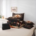 thumbnail image 6 of Manfei Texas Star 7-Piece Twin Bedding Sets,Leopard Print Bedding Comforter Set,Brown Beige Black Sheet Sets For Teens,Super Cozy Room Decor Reversible, 6 of 8